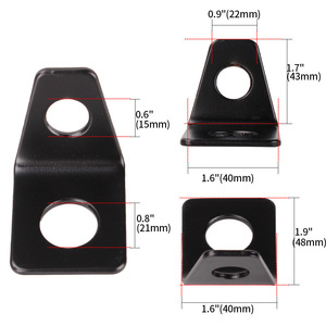 Soporte Metálico en L de 90 Grados para Cinturón de Seguridad de Coche, Kit de Montaje de Hierro para Cinturones de Seguridad de Vehículos - Product Image 1