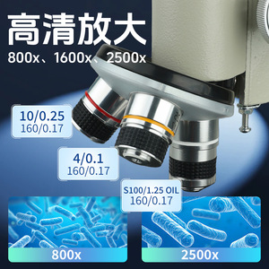 Eyebre Biological Microscope XSP-01 800x 1600x 2500x For Students Science Education - Product Image 4