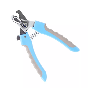 Paslanmaz çelik evcil hayvan tırnak makas küçük tarzı kolay kullanımlı kesme saç kesme yumuşak kauçuk plastik köpekler kediler tavşanlar kuşlar - Product Image 6