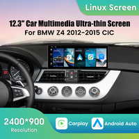 Radio para Auto con Sistema Linux de 12.3 Pulgadas para BMW Z4 2012 2013 2014 2015, Sistema CIC, Reproductor Multimedia, Navegación GPS, Wifi, Carplay Inalámbrico