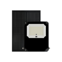 Reflector LED Solar de Aluminio de 100W 200W 300W IP66 para Jardín y Almacén con Control Remoto Inteligente y Certificación RoHS