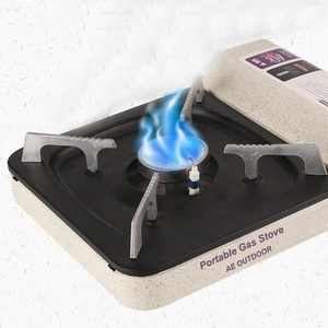 Cocina de Gas Portátil para Exteriores, de un Solo Quemador, con Protección de Presión, Operación Manual, Superficie de Aluminio, Encendido Electrónico, para Senderismo - Product Image 4
