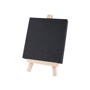 Caballetes de exhibición de lienzo de <span class=keywords><strong>pintura</strong></span> Xin Bowen <span class=keywords><strong>con</strong></span> juego de lienzo de madera de pino y <span class=keywords><strong>tela</strong></span> de algodón para <span class=keywords><strong>pintura</strong></span> de niños o Mini exhibición de estudio de arte - Product Image 2