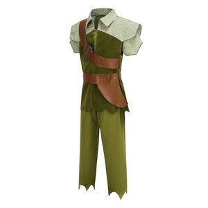 Costume da Elfo <span class=keywords><strong>Peter</strong></span> <span class=keywords><strong>Pan</strong></span> per Bambini, Abiti per Spettacoli Scolastici, Travestimento per Feste <span class=keywords><strong>di</strong></span> Carnevale, Costume da Principe Ranocchio per Halloween - Product Image 3