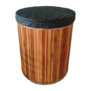 Baignoire de trempage à froid en cèdre rouge avec couvercle hautement isolant pour bain de glace, <span class=keywords><strong>spa</strong></span> à domicile et thérapie <span class=keywords><strong>bien</strong></span>-être - Product Image 5