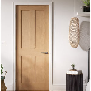 Puerta de <span class=keywords><strong>escape</strong></span> de emergencia ignífuga moderna de madera maciza para apartamento para sala de estar y uso en hoteles - Product Image 2