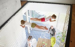 Redes de seguridad para interiores y hamacas con malla de polipropileno/poliéster/nailon de 5x5 cm, protección anticaídas, servicio de corte - Product Image 2