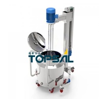 Mélangeur de dispersion mobile automatique de 50 L pour les cosmétiques et les produits chimiques avec chauffage.