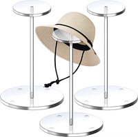 Support de Présentation en Acrylique Transparent pour Chapeaux, Perruques et Casquettes de Baseball – Présentoir de Table pour Rangement et Organisation Domestique