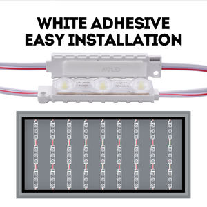 Módulo LED de 12V para iluminación exterior IP68 6413 SMD2835 3LED 105lm 7000k con 5 años de garantía, caja de luz de una sola cara - Product Image 5