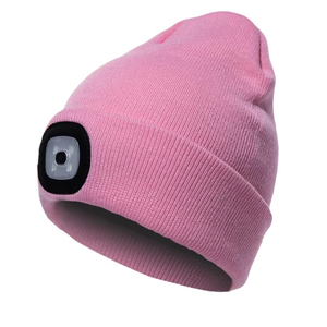 Wholesale Knitted <b>Hat</b> With LED Light 4 Piece USB - Product Image 4