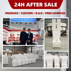 Lò thủy tinh gạch chất lượng cao <span class=keywords><strong>azs</strong></span> 33 # WS chống ăn mòn hợp nhất đúc <span class=keywords><strong>azs</strong></span> khối cho Lò thủy tinh - Product Image 3