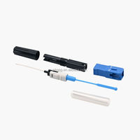 Connecteur rapide à fibre optique réutilisable à faible perte d'insertion 58mm SC APC SC UPC thermofusible pour FTTH