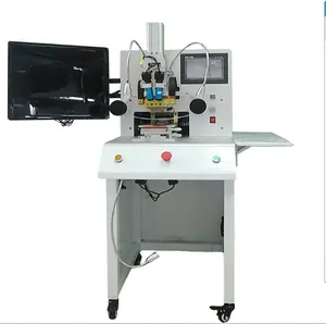 Hot sell low price high accuracy pulse pressing LCD flex cable laminating machine with LED display