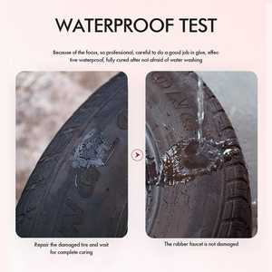 Pegamento Profesional Negro WBG para Reparación de Neumáticos, Adhesivo de Caucho de Unión Instantánea y Fuerte para Reparación de Pinchazos en la Flanco del Neumático | - Product Image 2