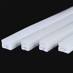 Custom Neon Tube waterproof flexible soft LED silicone Rubber Light diffuser profile Channel belts