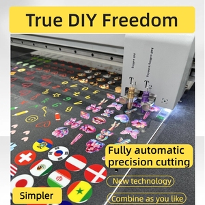 Autocollants individuels découpés à la forme pour enveloppes de gobelets, application facile, transferts personnalisés, logo personnalisé, dessins animés, gobelets, bouteilles d'eau, étiquettes - Product Image 4