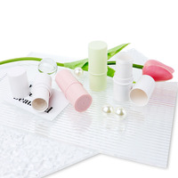 En stock – Tubes ronds en plastique de 6g/6ml pour rouge à lèvres, sticks correcteurs vides, contenants pour baume à lèvres – Rose, Blanc, Noir, Vert – Pour cosmétiques