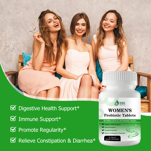 Tabletas Probióticas para Mujeres de Marca Privada, Enzimas Digestivas, Prebióticos, Arándano Rojo, Ayuda a Nutrir las Bacterias Buenas para la Digestión - Product Image 5