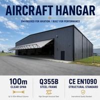 Hangar de Reparación de Aeronaves, Estructura de Acero, Hangar de Aviación, Instalación de Mantenimiento Aeroportuario, Almacenamiento MRO de Gran Envergadura