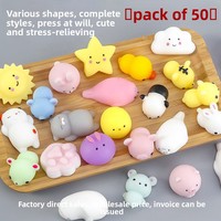 BONNYCO Petits Squishies – Lot de 40 mini-jouets en caoutchouc pour fêtes d'anniversaire d'enfants, idéal pour les récompenses scolaires (2-4 ans) CN Xwj