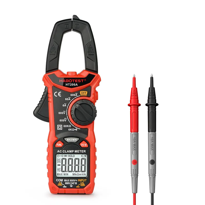 HT206A misuratore di pinza digitale a portata automatica con misurazione speciale ad alta precisione per elettricista
