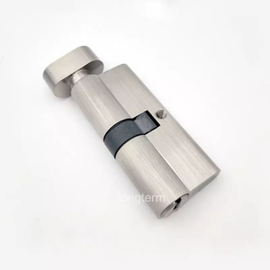 Poignées et serrures de porte SUS304 cylindre en laiton clés en laiton fournisseur ensemble de serrures de porte ensemble de poignées de verrouillage de panneau pour porte en bois - Product Image 4