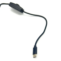 Kabel pengisi daya USB 2.0 tembaga murni cepat, saklar mikro gaya baru untuk Power Bank komputer dan ponsel