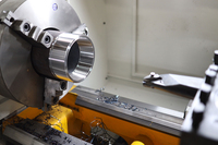Rosnok Qk Serie Cnc Pijp Threading Flens Draaibank Hobby Machines Met Hoge Precisie