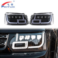 Phares pour Range Rover Sport 2010-2013, mise à niveau des anciens phares vers des phares LED neufs