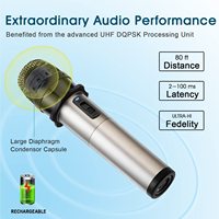 Panvotech – Microphone micro sans fil portable USB, ordinateur professionnel, pour téléphone, PC portable, enseignement Vlog