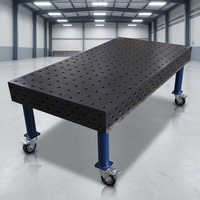 Système de table de soudage 3D modulaire extensible avec plateforme trempée au nitruage pour des travaux de fabrication métallique de haute précision