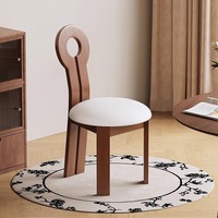 Chaise de luxe moderne et minimaliste en coton Sherpa avec housse amovible, pieds en bois, design en forme de clé, pour chambre, hôtel, école, salle à manger, villa