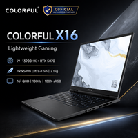 Colorful 16 Inch I9-13900HK 13th Gen RTX 5070 8GB Workstation for Graphic Design 4TB DDR5 Laptop Gamer Programming Game Laptop
