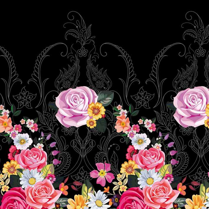 100% полиэстер, с принтом, в наличии, персиковая кожа, серия, ткань с принтом