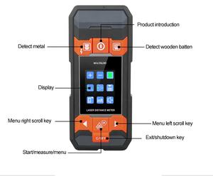 MK2101A el duvar dijital lazer telemetre saplama dedektörü duvar dedektörü <span class=keywords><strong>metal</strong></span> ahşap dedektörü - Product Image 6