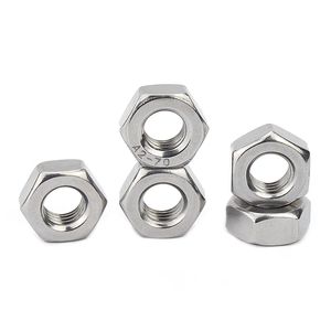 M6 M8 M10 M12 M16 DIN 555 DIN934 DIN439 DIN936 Uni5587 Écrous hexagonaux à ailettes - Product Image 1