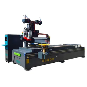 1325 Rotary Spindle 4Axis ATC CNC Router 3d Wood Carving Machine Price for Sculpture and Relief
