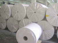 Papier Glassine Blanc/Jaune 120gsm 150gsm, Papier Antiadhésif Enduit de Silicone, Rouleau Jumbo pour Autocollants Adhésifs