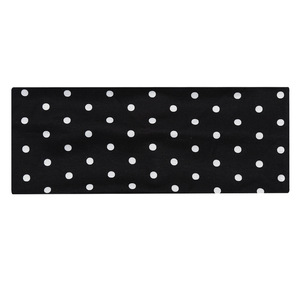 Diadema Deportiva Elástica Simple de 15 cm de Ancho, Estilo Europeo, Antideslizante, con Estampado de Lunares y Rayas, para Mujer - Product Image 3