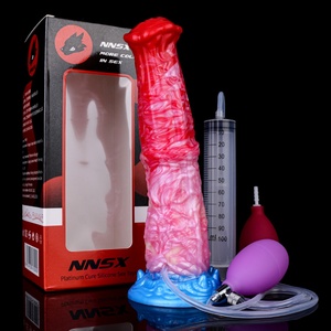 NNSX Silicone <b>Dildo</b> Inflatable Squirting <b>Dildo</b> Animal Cock Monster Cock Inflatable Adjustable Knot Penis Artificial Penis - Product Image 6