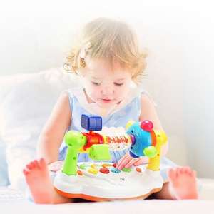 कम MOQ सस्ते बच्चों और शिशुओं प्रारंभिक शिक्षा सीखने पियानो आत्मज्ञान प्रकाश संगीत खिलौना संगीत वाद्ययंत्र - Product Image 3