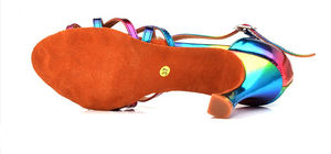Performance sur scène chaude fête <span class=keywords><strong>de</strong></span> <span class=keywords><strong>danse</strong></span> latine salle <span class=keywords><strong>de</strong></span> bal pantoufles <span class=keywords><strong>de</strong></span> <span class=keywords><strong>danse</strong></span> <span class=keywords><strong>moderne</strong></span> intérieur semelle souple compétition sandales spéciales - Product Image 4
