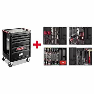 Carro START con surtido de mantenimiento 495 PM 154PCs Herramientas para vehículos que incluyen 516 ST6NPM - Product Image 1