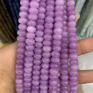 Cuentas de piedra redondas Hui Rui de 5*8mm, gemas naturales, cuentas sueltas de piedra Heishi Abacus natural para hacer collares DIY - Product Image 5