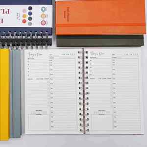 <b>A5</b> <b>Spiral</b> <b>Notebook</b> Waterproof Cover Reinforced Pocket Elastic Band Coil <b>Notebook</b> Enterprise Customized LOGO Wholesale - Product Image 3