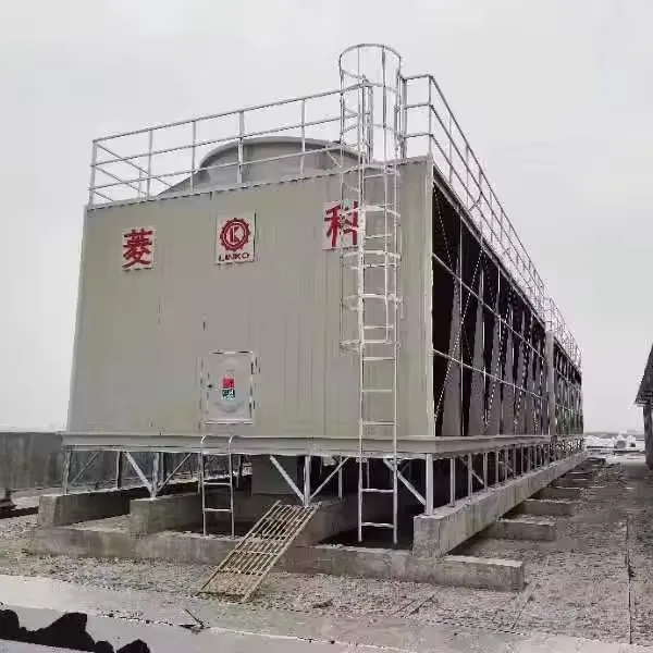 High Efficiency Square Cooling Tower Low Noise Open Type Cross Flow FRP Industrial Cooling Towers
