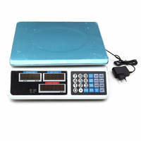 Balance électronique numérique Veidt Weighing ACS-809 30kg/5g pour supermarché avec calcul du prix, impression d'étiquettes et code-barres