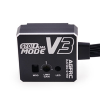 AGFRC GY01-V3 Gyroscope spécial à double sensibilité avec coque métallique EPA pour voiture/bateau télécommandé RC