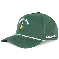 Casquette de baseball unisexe personnalisée HN10 à 5 panneaux, performance, logo brodé, trous découpés au laser, casquette de sport imperméable, casquette en polyester avec cordon